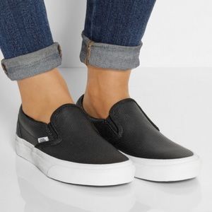 Vans Perf Leather Slip On